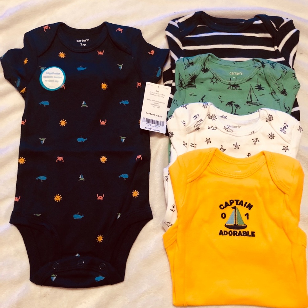 New 3M Carter’s Onesies